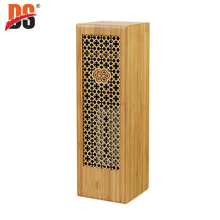 DS Bamboo Hollowed-out Wine Packaging Box Sliding Lip Wooden Wine Box Gift Storage Box